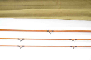 Payne Parabolic Fly Rod 7'6" 2/2 2.75 oz - rod sections with guides and wraps