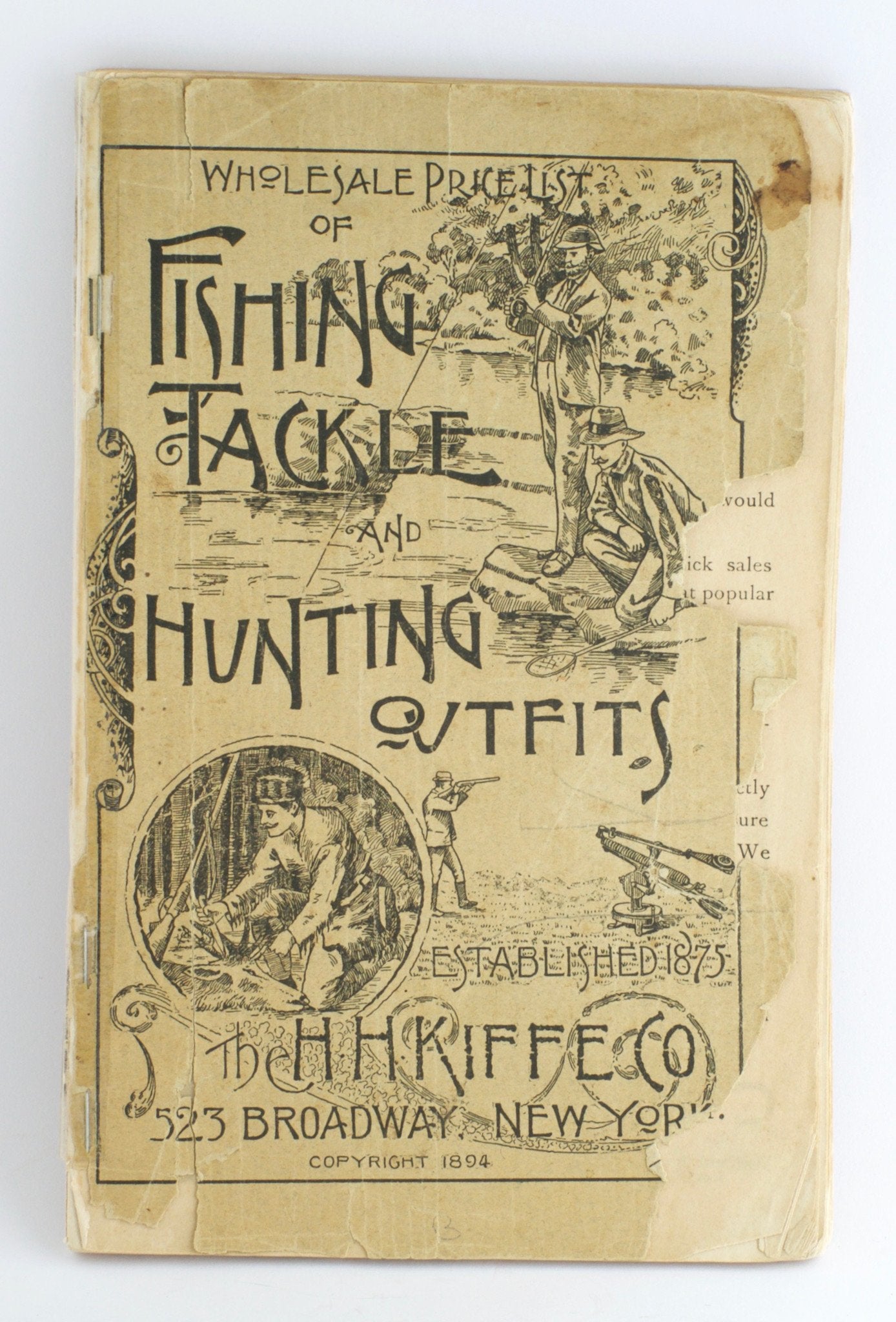 H.H. Kiffe Co. Fishing/Hunting Catalog - 1894 