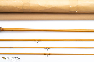 Leonard Catskill 49-3 Bamboo Fly Rod 7'6" 3/2 #3 - rod sections with wrapping detail