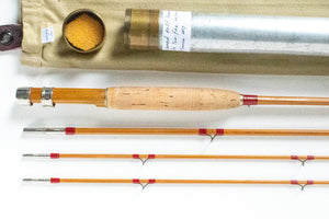 Leonard 50DF Tournament Fly Rod 8' 3/2 #5 - grip and reel seat close-up