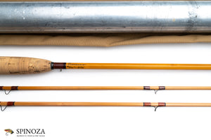 Leonard Duracane Fly Rod 8' 2/2 #6 - rod sections with wrapping detail