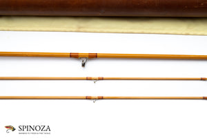 HL Leonard Model 37H Bamboo Fly Rod 6'6" 2/2 #4 - guide wrapping and spacing