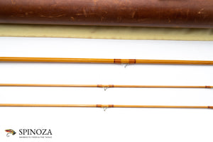 HL Leonard Model 37H Bamboo Fly Rod 6'6" 2/2 #4 - ferrule detail and joints