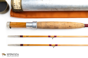 Leonard Model 39H Fly Rod 7'6" 2/2 #5/6 - grip and reel seat close-up