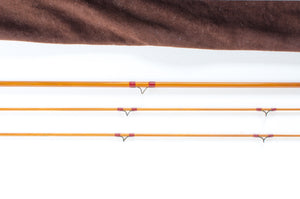 Leonard 38H Fly Rod 7' 2/2 #4 - rod sections with wrapping detail