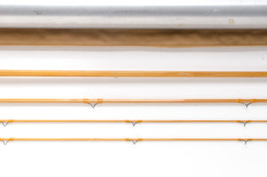 Leonard 50-5 Fly Rod 8' 3/2 #5 - rod sections with wrapping detail