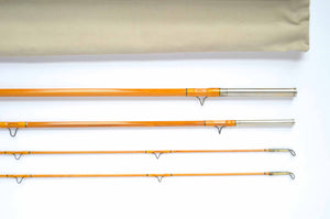 Leonard 50.5 Fly Rod 8'6" 3/2 #4/5 - rod sections with wrapping detail