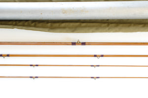 Leonard 50 Fly Rod 8' 3/2 #5 - rod sections with wrapping detail