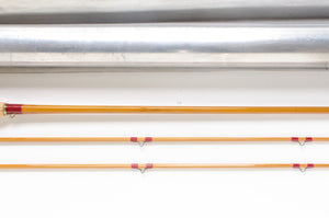 Leonard Model 66 Fly Rod 8' 2/2 #6 - rod sections with wrapping detail