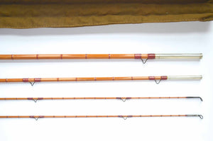 Leonard Catskill Fly Rod 8'6" 3/2 #4 - rod sections with wrapping detail