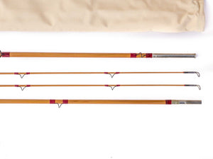 Leonard DF50 Fly Rod 8' 3/2 #6 - rod sections with wrapping detail
