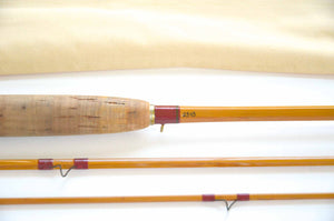 Leonard DF50 Fly Rod 8' 3/2 #6 - rod sections with wrapping detail