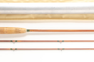 Leonard Duracane Fly Rod 8' 2/2 #6 - maker's marking and inscription