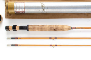 Leonard Duracane Fly Rod 8' 2/2 #5 - grip and reel seat close-up