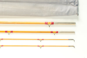 Leonard Salmon Fly Rod 9'9" 3/2 #7 - rod sections with wrapping detail