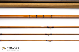 Dickerson Model 901812 Bamboo Fly Rod 9' 3/2 #6/7 - rod sections with guides and wraps
