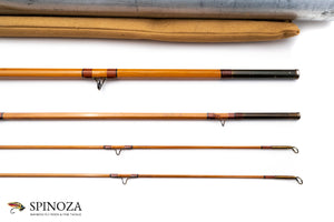 Dickerson Model 901812 Bamboo Fly Rod 9' 3/2 #6/7 - rod sections with wraps