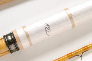 Maxwell Leonard 39-5 Fly Rod 7'6" 2/2 #5 - guide detail and spacing