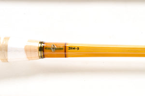 Maxwell Leonard 39-5 Fly Rod 7'6" 2/2 #5 - rod sections with guides