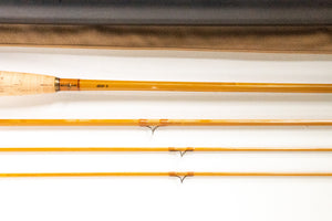 Maxwell Leonard 49DF-5 Fly Rod 7'6" 3/2 #5 - rod sections with wrapping detail