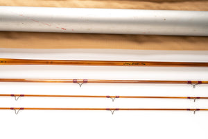 Maxwell Leonard 50-6 Fly Rod 8' 3/2 #6 - rod sections with wrapping detail
