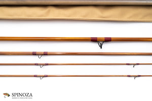 Leonard 49-6 Bamboo Fly Rod 7'6" 3/2 #6 - ferrule detail and joints