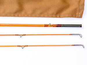 Maxwell Leonard 39DF-5 Fly Rod 7'6" 2/2 #5 - rod sections with wrapping detail