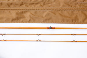 Maxwell Leonard 39DF-5 Fly Rod 7'6" 2/2 #5 - maker's marking and inscription