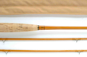 Maxwell Leonard 40M "P" Fly Rod 8' 2/2 #6 - maker's marking and inscription