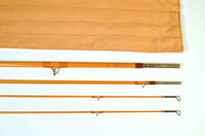 Maxwell Leonard 49-6 Spring Creek Fly Rod 7'6" 3/2 #6 - rod sections with wrapping detail