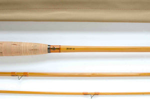 Maxwell Leonard 50DF Fly Rod 8' 3/2 #6 - maker's marking and inscription