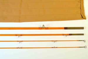 Maxwell Leonard 51-7 Spring Creek Fly Rod 8'6" 3/2 #7 - rod sections with wrapping detail