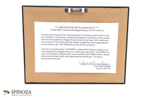Megan Boyd Framed Fly "Laxford"