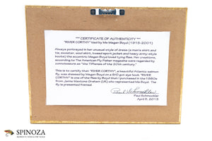 Megan Boyd Framed Fly "River Corthy"