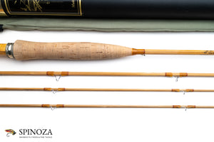 Orvis "Seven Four" Bamboo Fly Rod 7' 3/2 #4 - maker's signature and wrapping
