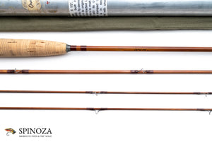Orvis Rocky Mountain Bamboo Fly Rod 6'6" 3/2 #4/5 - maker's signature and wrapping