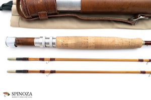 Orvis "Wes Jordan" Model Bamboo Fly Rod 7'6" 2/2 #6 - grip and reel seat detail