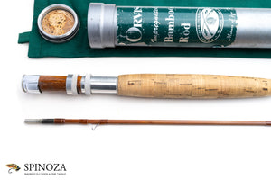 Orvis Wes Jordan Bamboo Fly Rod 7'6" 2/1 #6 - grip and reel seat close-up