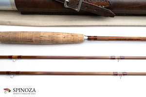 Orvis Wes Jordan Bamboo Fly Rod 8'6" 2/2 #9 - maker's marking and inscription