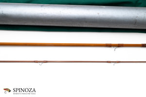 Orvis Wes Jordan Bamboo Fly Rod 7'6" 2/1 #6 - ferrule detail and joints