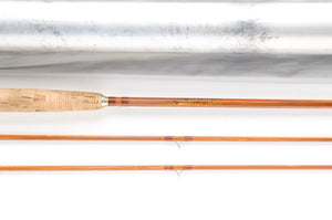 Orvis Shooting Star Fly Rod 8'6" 2/2 #9 - maker's signature and wrapping