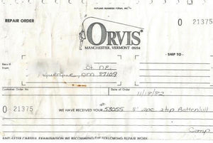 Orvis Battenkill 8' 2/2 5wt Bamboo Rod