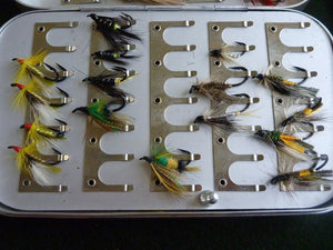 Wheatley Fly Box (large) - with Salmon Flies