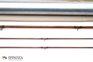 Paul Young Martha Marie Bamboo Fly Rod 7'6" 2/2 #5 - rod sections with guides and wraps