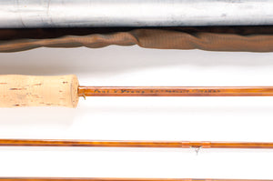 Paul Young Bamboo Fly Rod Parabolic 15 8' 2/2 4 oz - maker signature and rod markings