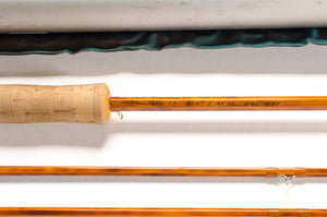 Paul Young Parabolic 17 Fly Rod 8'6" 2/2 5.47 oz - rod sections with guides and wraps