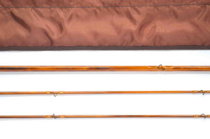 Paul Young Perfectionist Fly Rod 7'6" 2/2 #5 - rod sections with guides and wraps