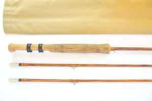 Paul Young Perfectionist Fly Rod 7'6" 2/2 #5 - handle grip and reel seat detail
