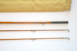 Paul Young Perfectionist Fly Rod 7'6" 2/2 #5 - rod sections with guides and wraps