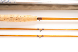 Payne 101H Fly Rod 7'6" 2/2 #5 - maker signature and rod markings